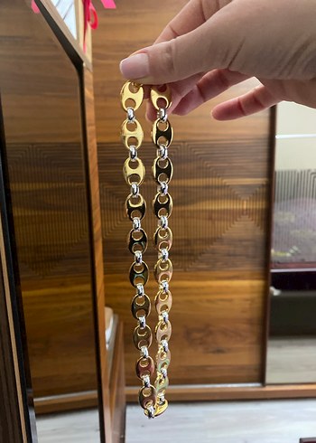Kadın Zincirli Altın Renkli El Zinciri - Görsel 2