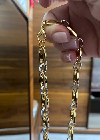 Kadın Zincirli Altın Renkli El Zinciri - Görsel 4