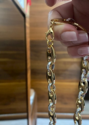 Kadın Zincirli Altın Renkli El Zinciri - Görsel 5