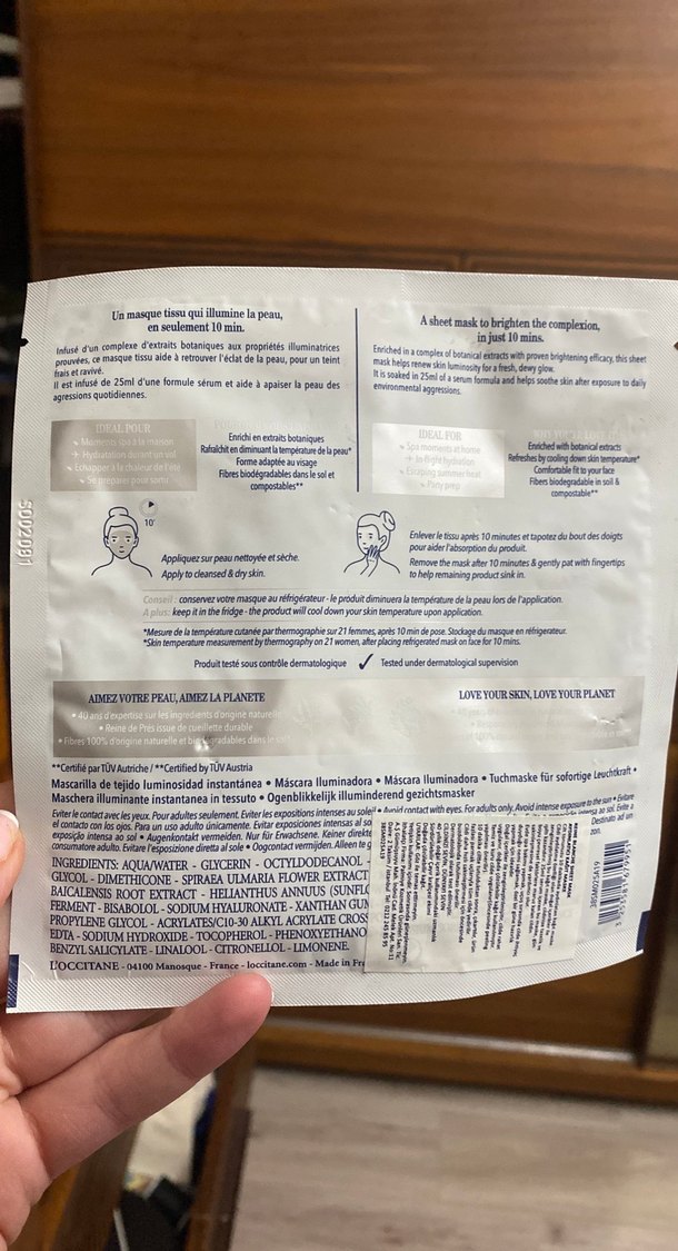 L'Occitane Reine Blanche Anında Aydınlatıcı Maske - Görsel 3