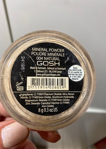 GOSH Siyah Pudra - Görsel 2