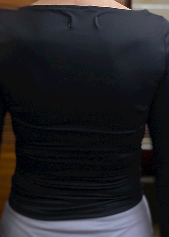 Likralı bluz - Görsel 4