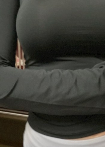 Likralı bluz - Görsel 3