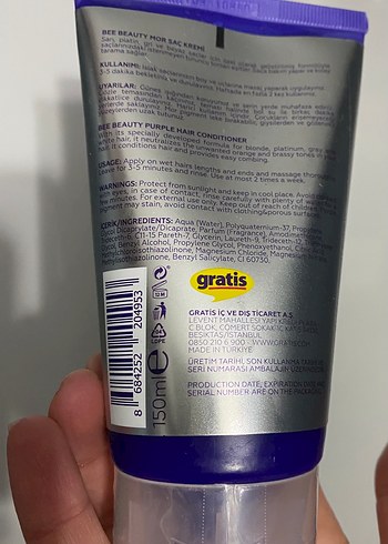 Bee Beauty Mor Saç Kremi 150 ml - Görsel 2