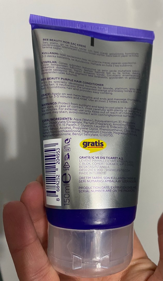 Bee Beauty Mor Saç Kremi 150 ml - Görsel 2