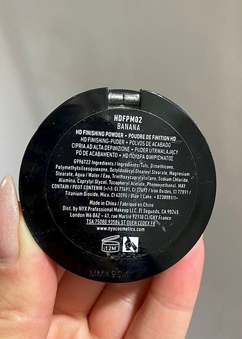 NYX Mineral Bazlı HD Bitirici Pudra - Görsel 3