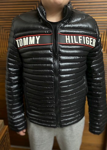 Tommy Hilfiger Fermuarlı unisex Mont - Görsel 7