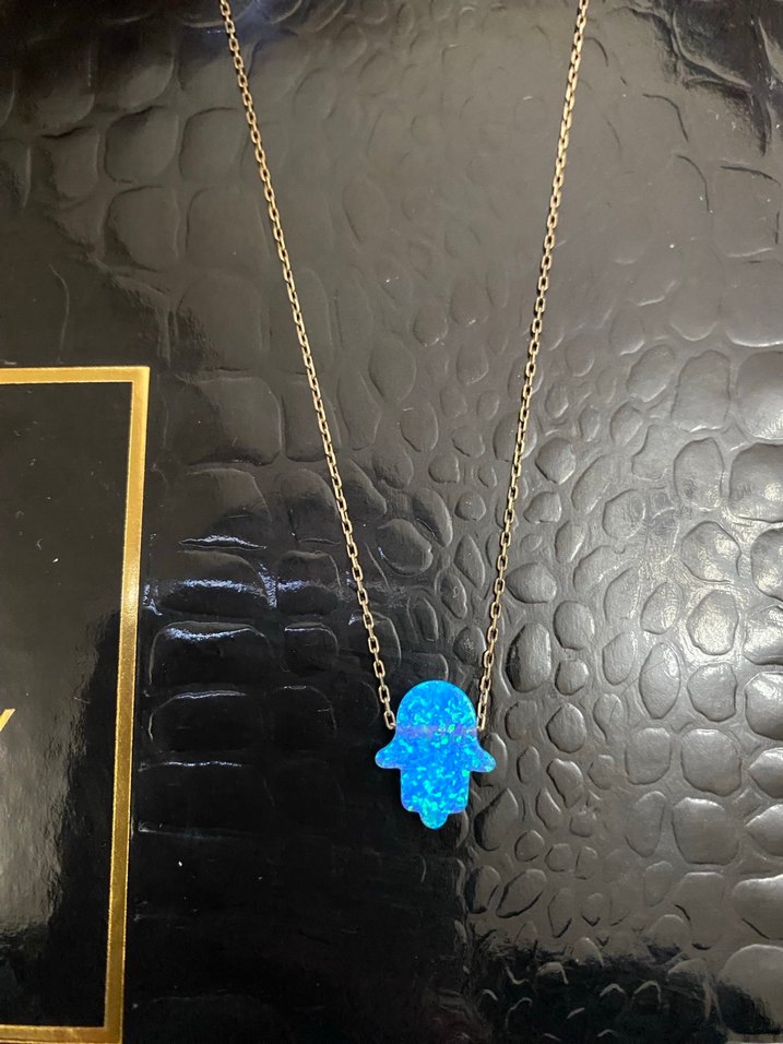 Gümüş zincir kolye - Görsel 5