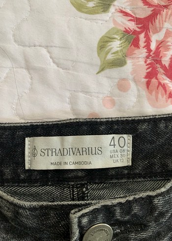 Stradivarius Gri Kadın Kot Pantolon - Görsel 3