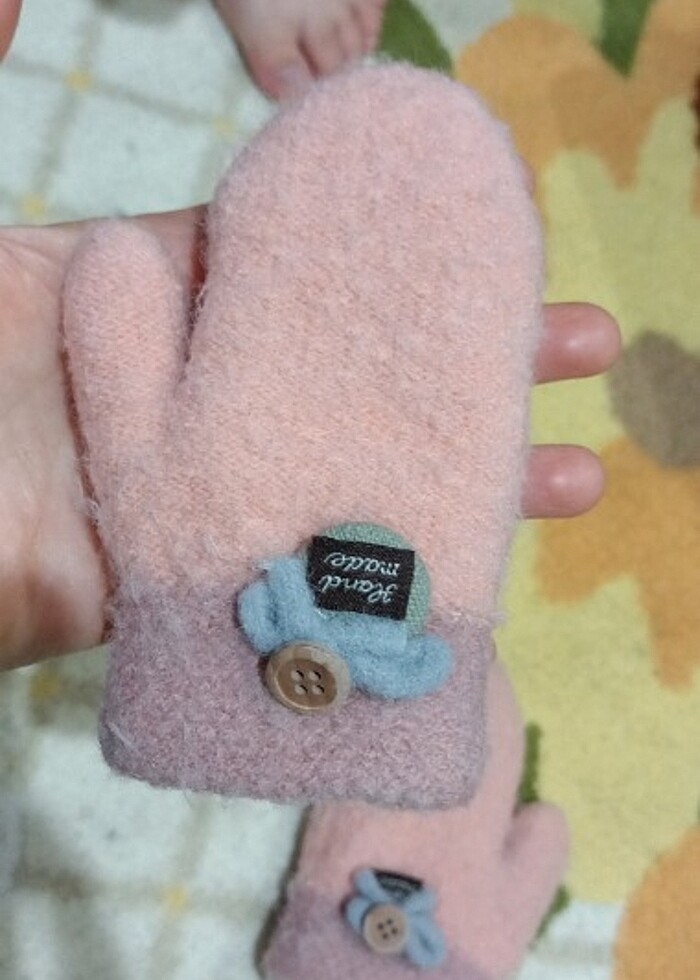 Kız Bebek eldiven - Görsel 2