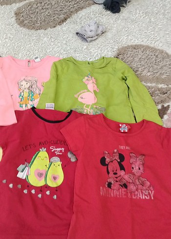 Renkli Baskılı Çocuk Pijama Üstleri - Görsel 3