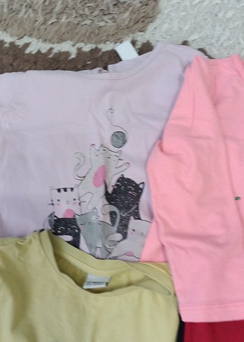 Renkli Baskılı Çocuk Pijama Üstleri - Görsel 2