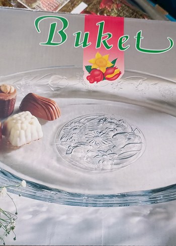 Beden Paşabahçe cam büyük sunum tabağı