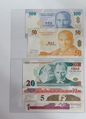 8.EMİSYON YTL PARA SETİ ÇİL KONDİSYONDA 