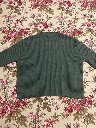 Pull and Bear Pull&bear yeşil kazak
