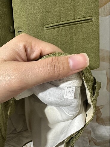 46 Beden haki Renk Erkek takım yelek ve pantolon