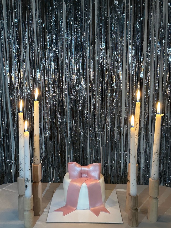 Parlak Gri Saçaklı Perde - Görsel 3