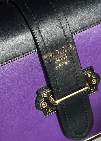 Prada Mor Deri Kadın Çanta - Görsel 4