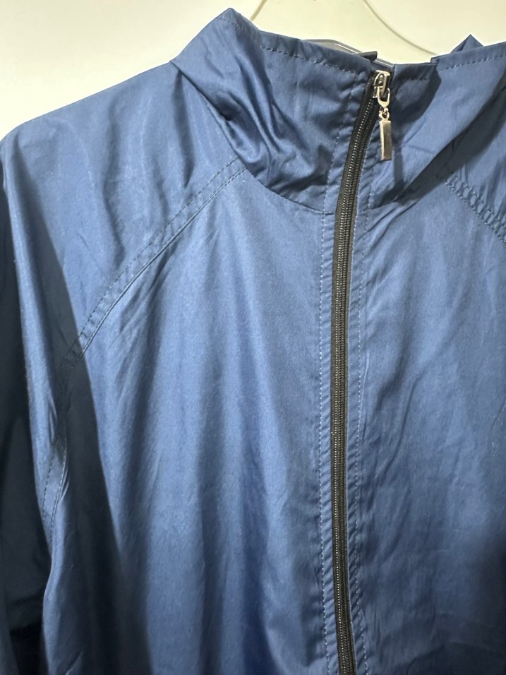 Erkek Mavi Streetwear Yağmurluk - Görsel 4