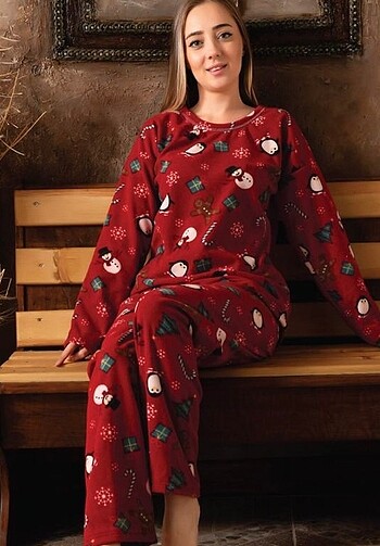 xl Beden Polar Pijama Takımı