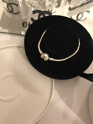 Pandora Bileklik ORJINAL - Kalp klipsiz 18 cm (klipsli 19cm) 