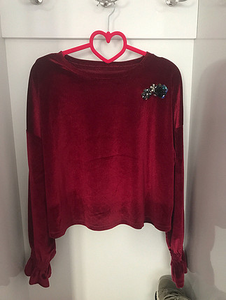 Bordo Kadife Kazak