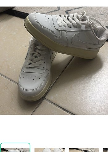 Nike Beyaz Deri Sneaker