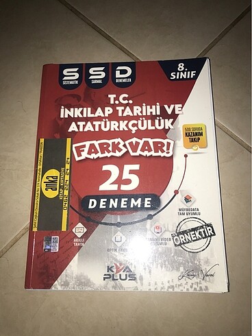 8.sınıf T.C inkilap tarihi ve atatürkçülük deneme kitabı