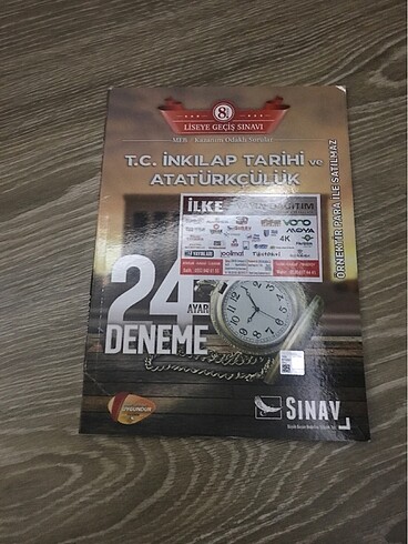 8.sınıf inkılap deneme kitabı