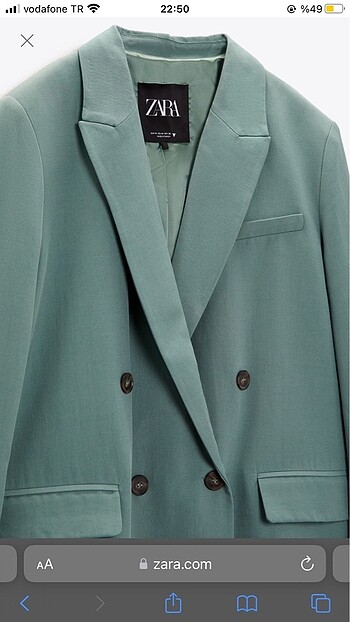 m Beden Zara blazer ceket
