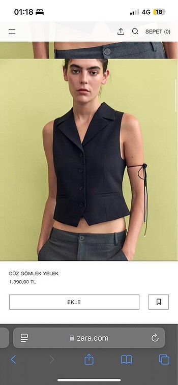 Zara Zara yelek