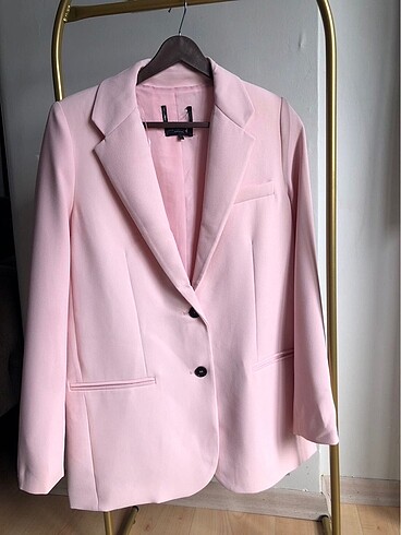 l Beden pembe Renk Zara blazer ceket