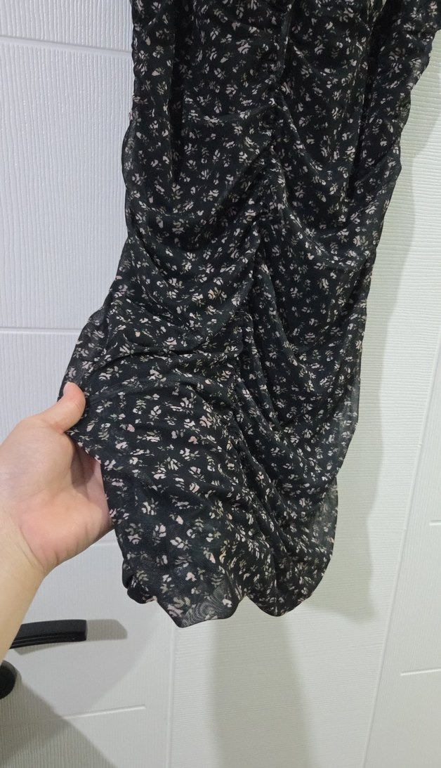 Drapeli Straplez Mini Elbise - Görsel 3