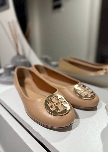 Bej Tokalı Kadın Topuklu Babet - Görsel 2