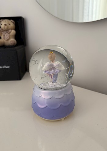 Mor Prenses Figürlü Kar Küresi - Görsel 3