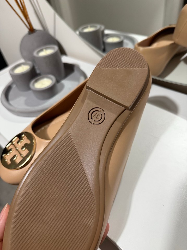 Bej Kadın Klasik Tokalı Blok Topuklu Babet - Görsel 3