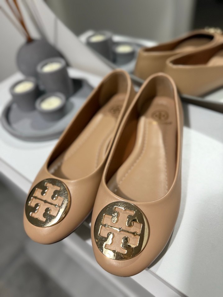 Bej Kadın Klasik Tokalı Blok Topuklu Babet - Görsel 2