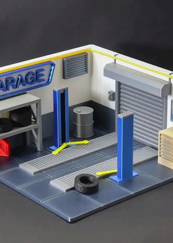 1:64 Koleksiyon Araba Garajı 3D - Görsel 2