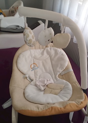 Bebek Beşiği ve Sepeti Pastel Beyaz