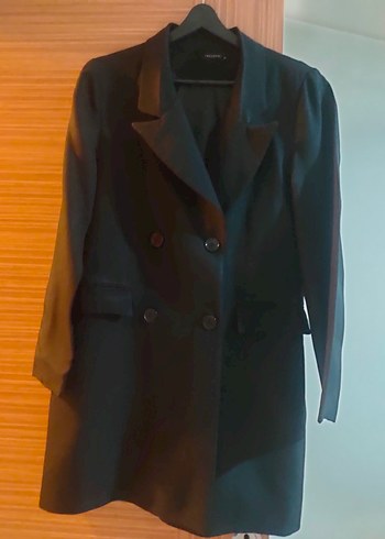 Trendyol & Milla Düğmeli Siyah Uzun Kollu Kadın Blazer