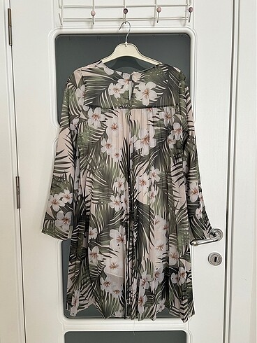 38 Beden yeşil Renk Hewes Line Tül elbise / Tunik