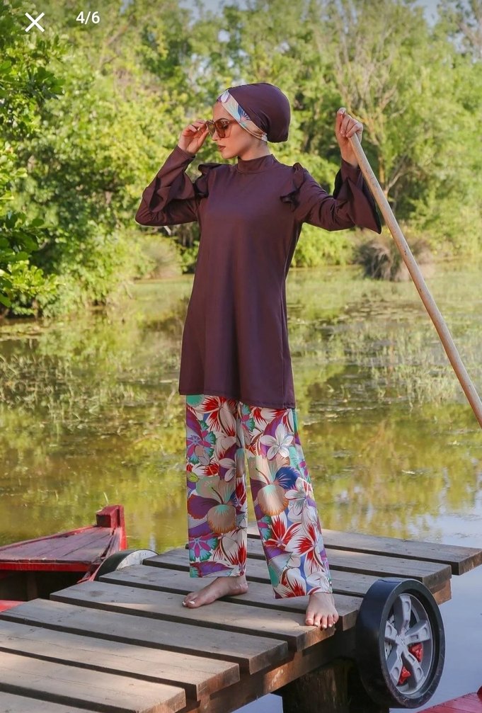 Marina L beden tesettür haşema - Görsel 2