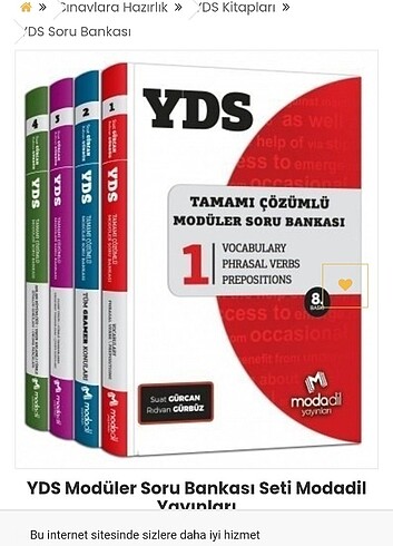 Yds modadil yayinlari