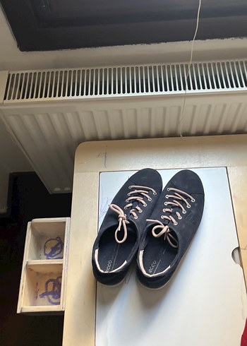 Ecco Kadın Lacivert Minimalist Sneakers -41 Numara
