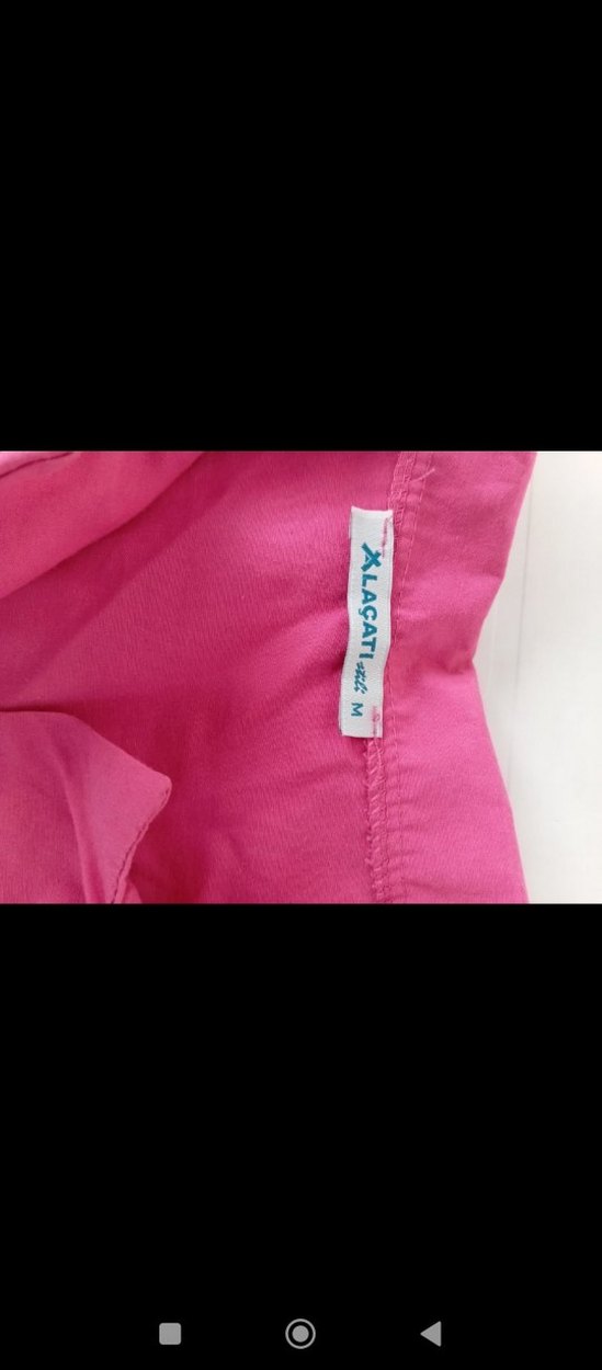 Pembe Mini Düğmeli Kadın Gömlek - Görsel 3