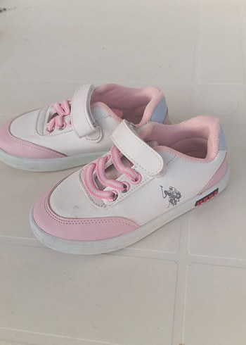 Pembe Kız Çocuk Spor Ayakkabı Velcro - Görsel 5