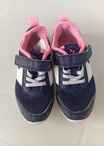 27 Beden mavi Renk Kız Çocuk Renkli Mavi Spor Ayakkabı 180 TL