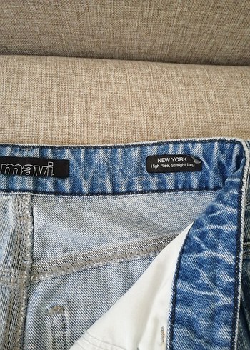 26 Beden Mavi Normal Boy Kadın Denim Pantolon
