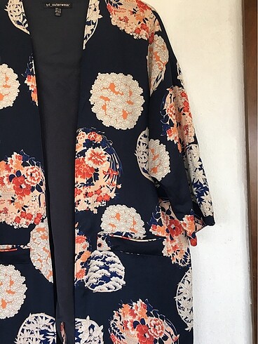 Diğer Kaftan desenli uzun trf-outerwear marka