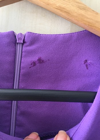 Mor Midi Elbise - Görsel 3